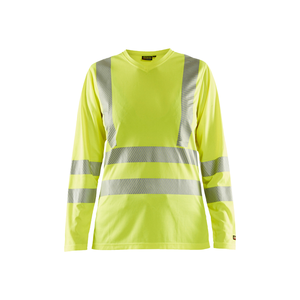 T-shirt manches longues haute-visibilité anti-odeur femme 3485 Jaune fluo Blaklader - 348510133300