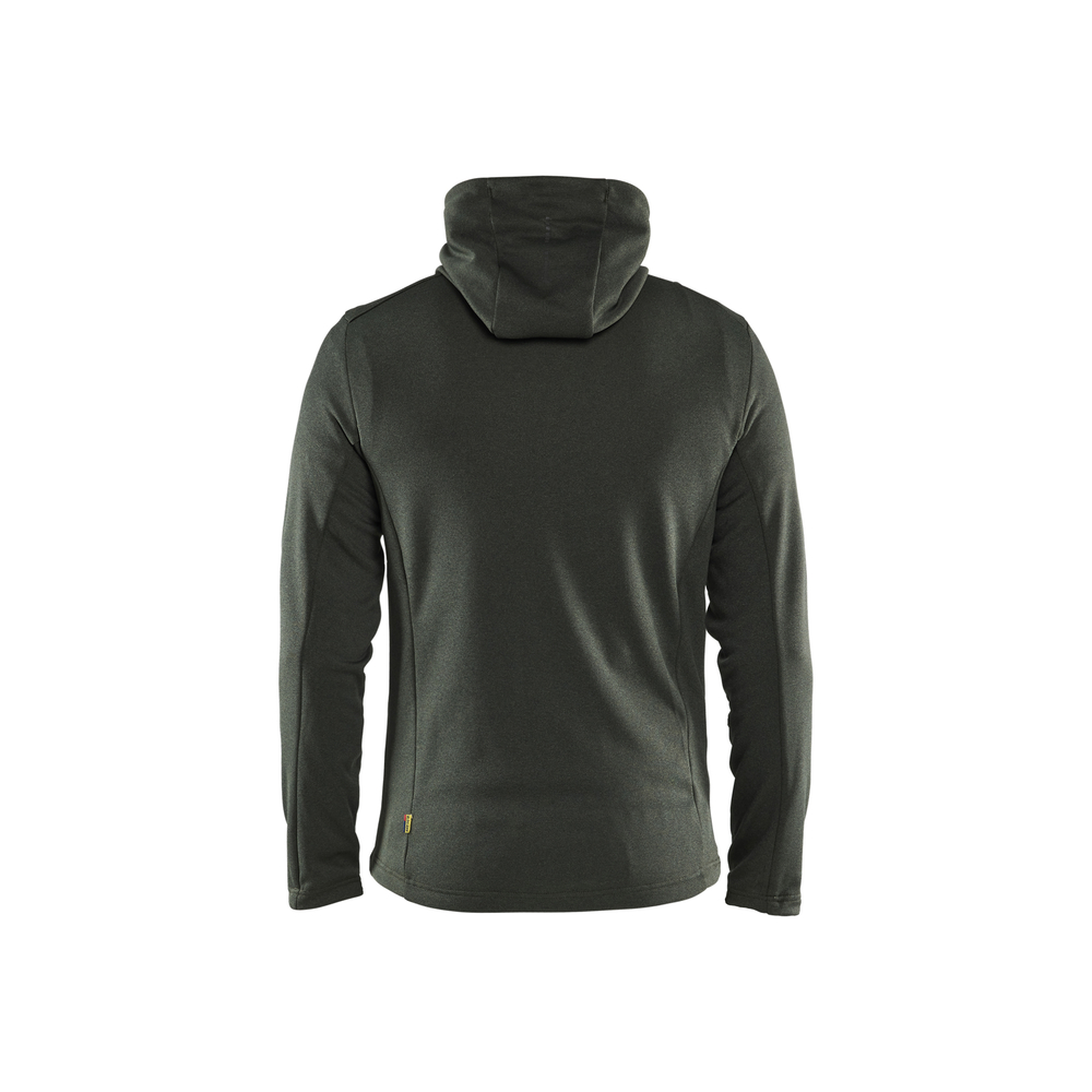 Sweat zippé à capuche 3540 Vert foncé/Noir Blaklader - 354025334199