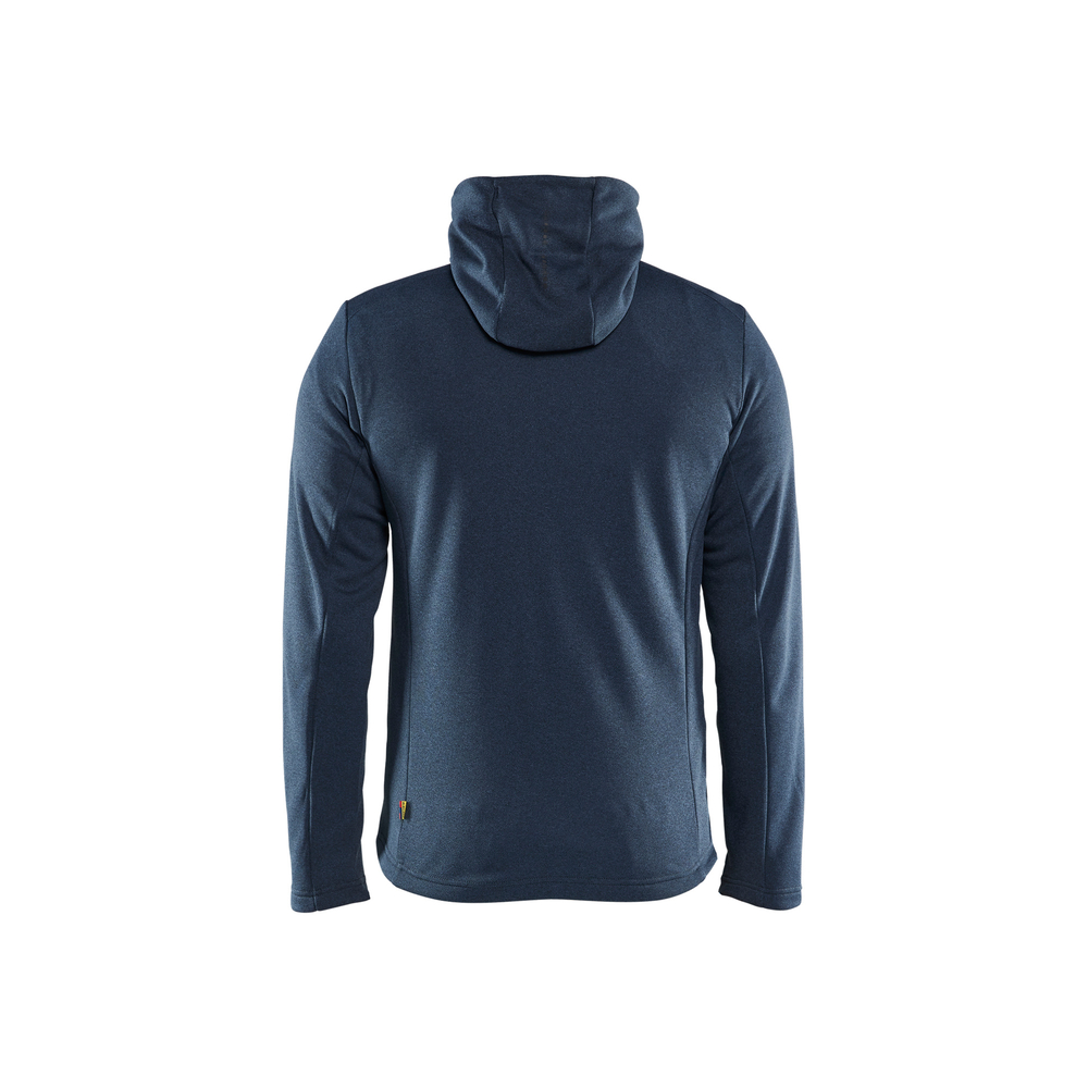 Sweat zippé à capuche Blåkläder 3540 Bleu guède/Noir Blaklader - 354025338299