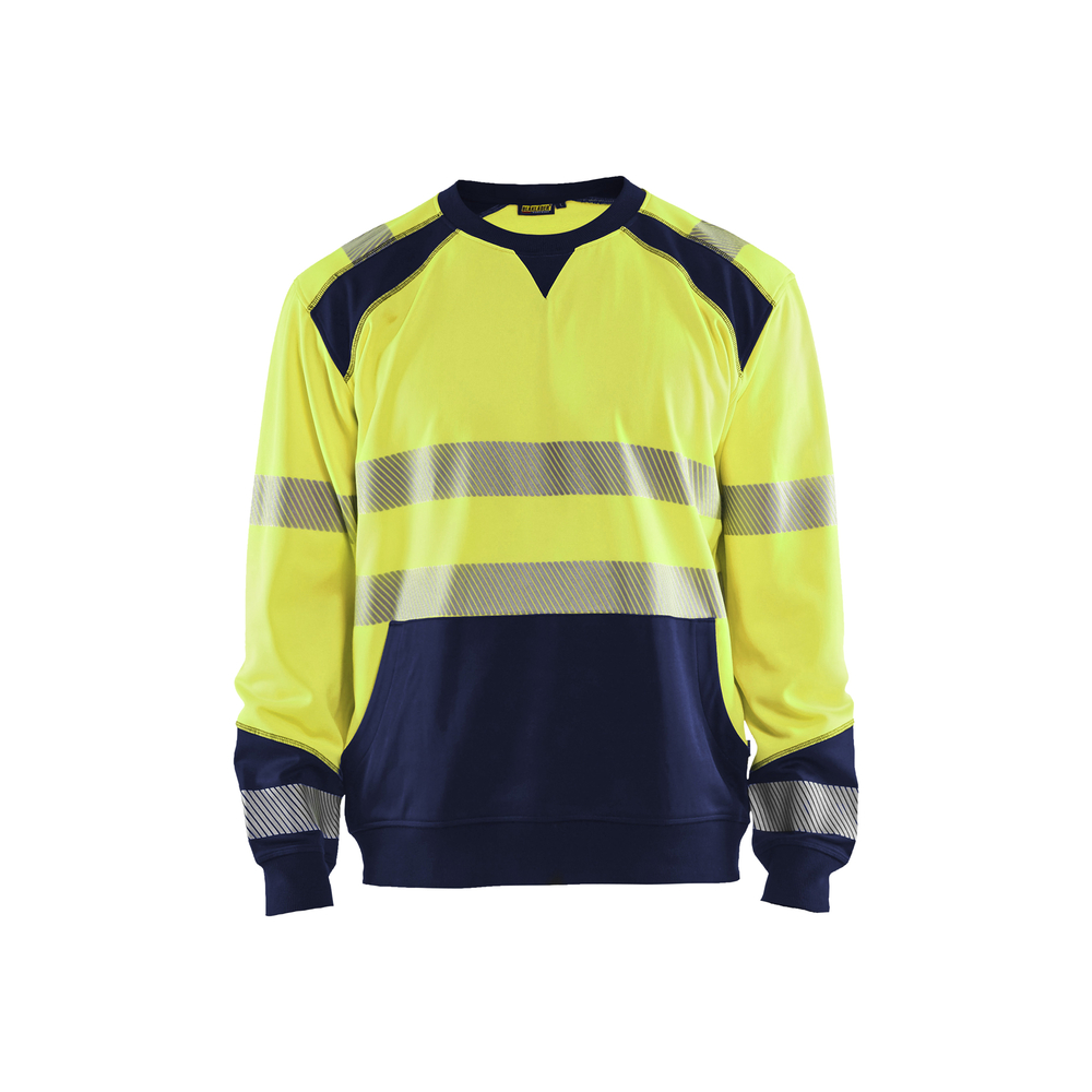 Sweat haute-visibilité 3541 Jaune fluo/Marine Blaklader - 354125283389