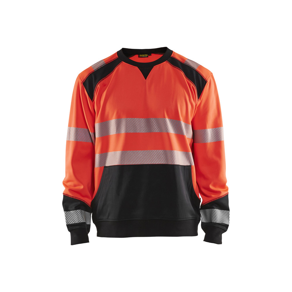 Sweat haute-visibilité 3541 Rouge fluo/Noir Blaklader - 354125285599
