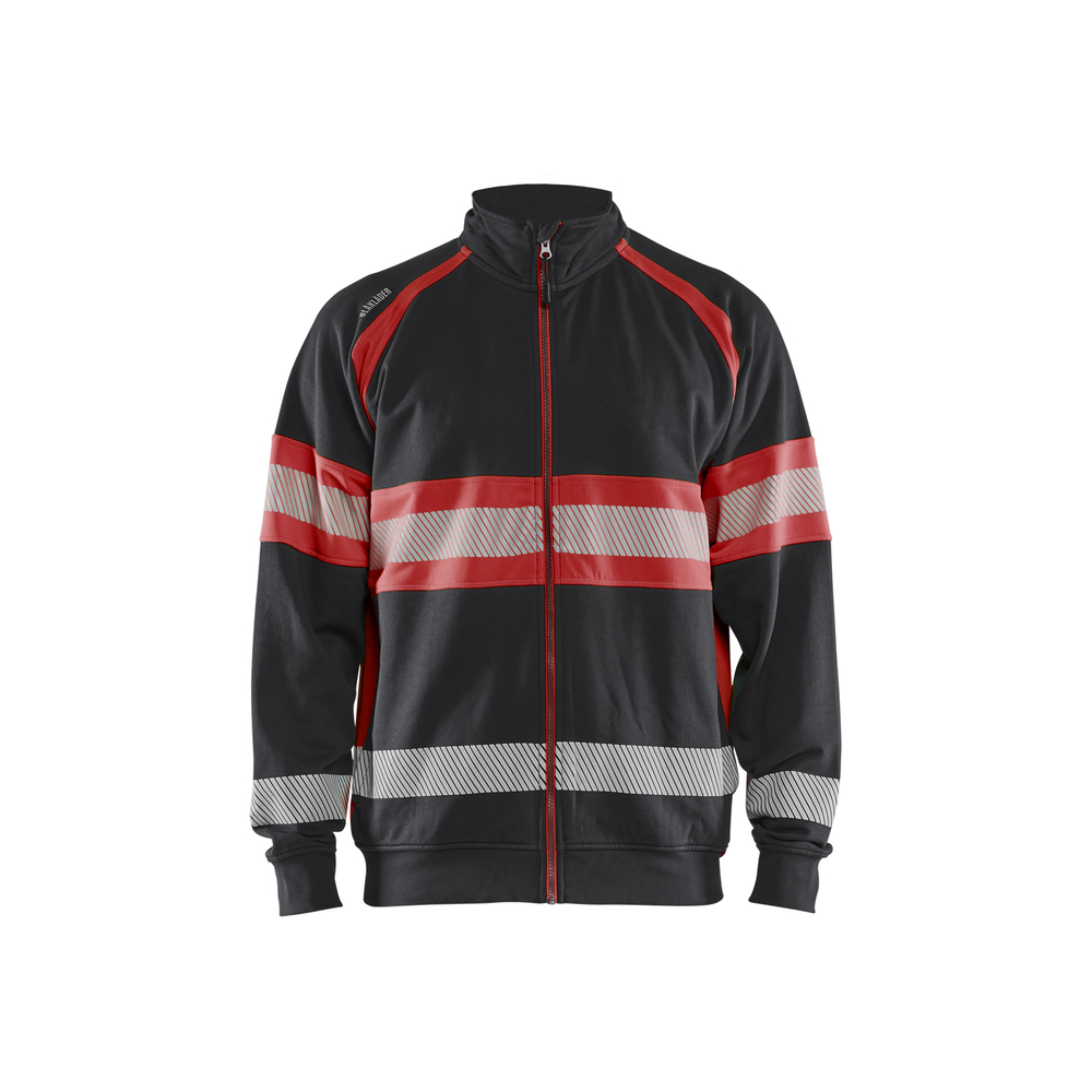 Sweat haute-visibilité 3551 Noir/Rouge fluo Blaklader - 355111589955