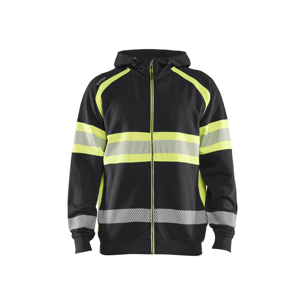 Sweat à capuche haute-visibilité 3552 Noir/Jaune fluo Blaklader - 355211589933