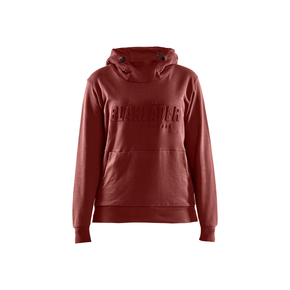 Sweat à capuche imprimé 3D femme Blåkläder 3560 Rouge brique Blaklader - 356011585909