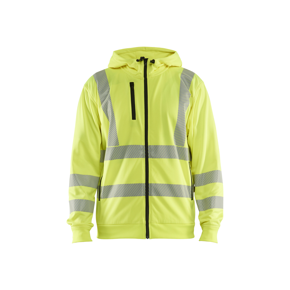 Sweat à capuche zippé haute-visibilité Blåkläder 3565 Jaune fluo Blaklader - 356525383300