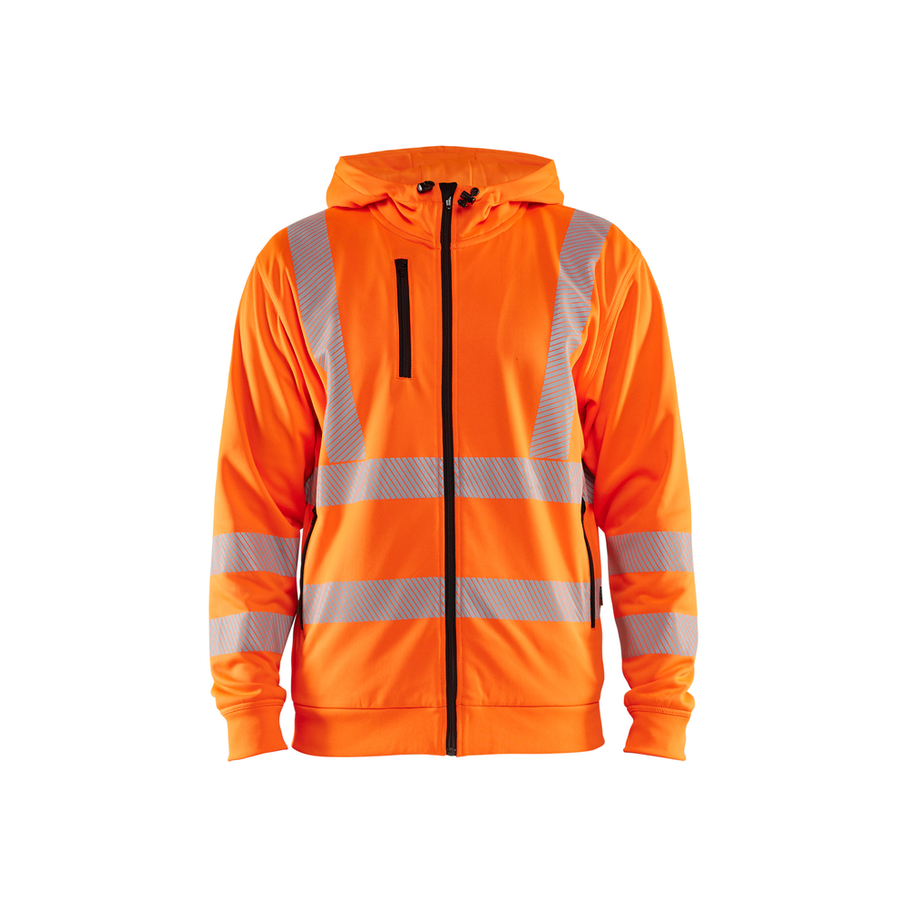 Sweat à capuche zippé haute-visibilité Blåkläder 3565 Orange fluo Blaklader - 356525385300