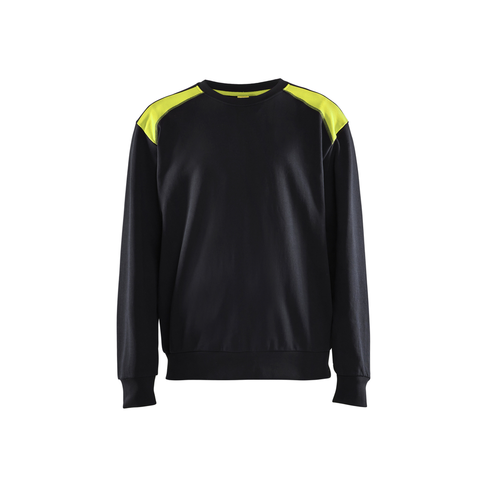 Sweat Blåkläder 3580 Noir/Jaune fluo Blaklader - 358011589933