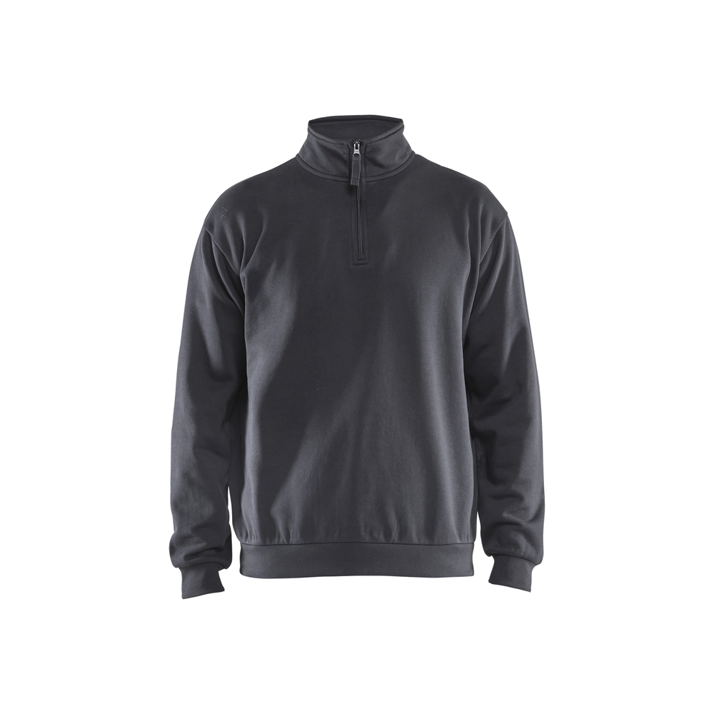 Sweat col zippé Blåkläder 3587 Gris moyen Blaklader - 358711699600
