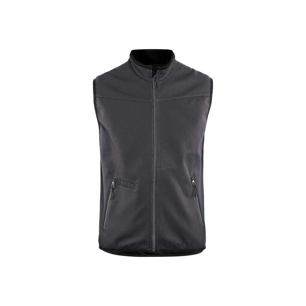 Gilet softshell sans manches +stretch 3850 Gris moyen/Noir Blaklader - 385025169699