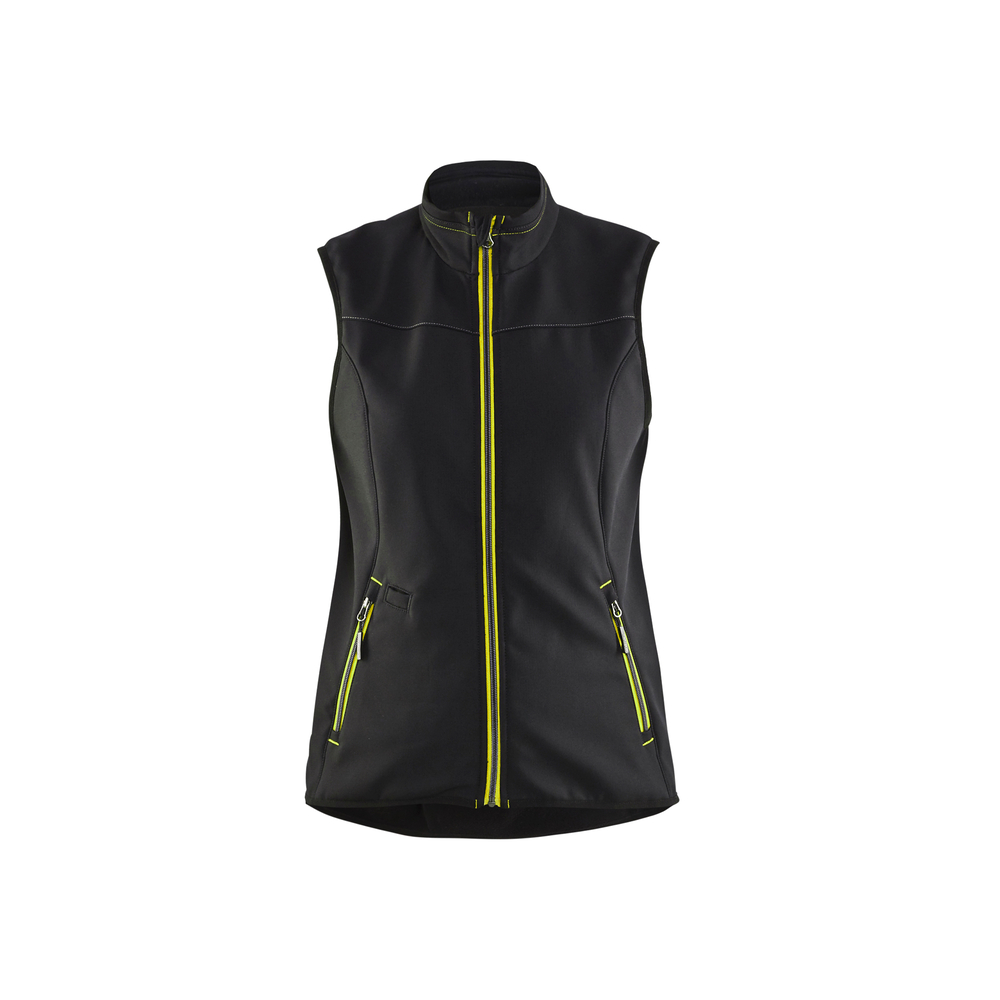 Gilet softshell sans manches femme 3851 Noir/Jaune fluo Blaklader - 385125169933