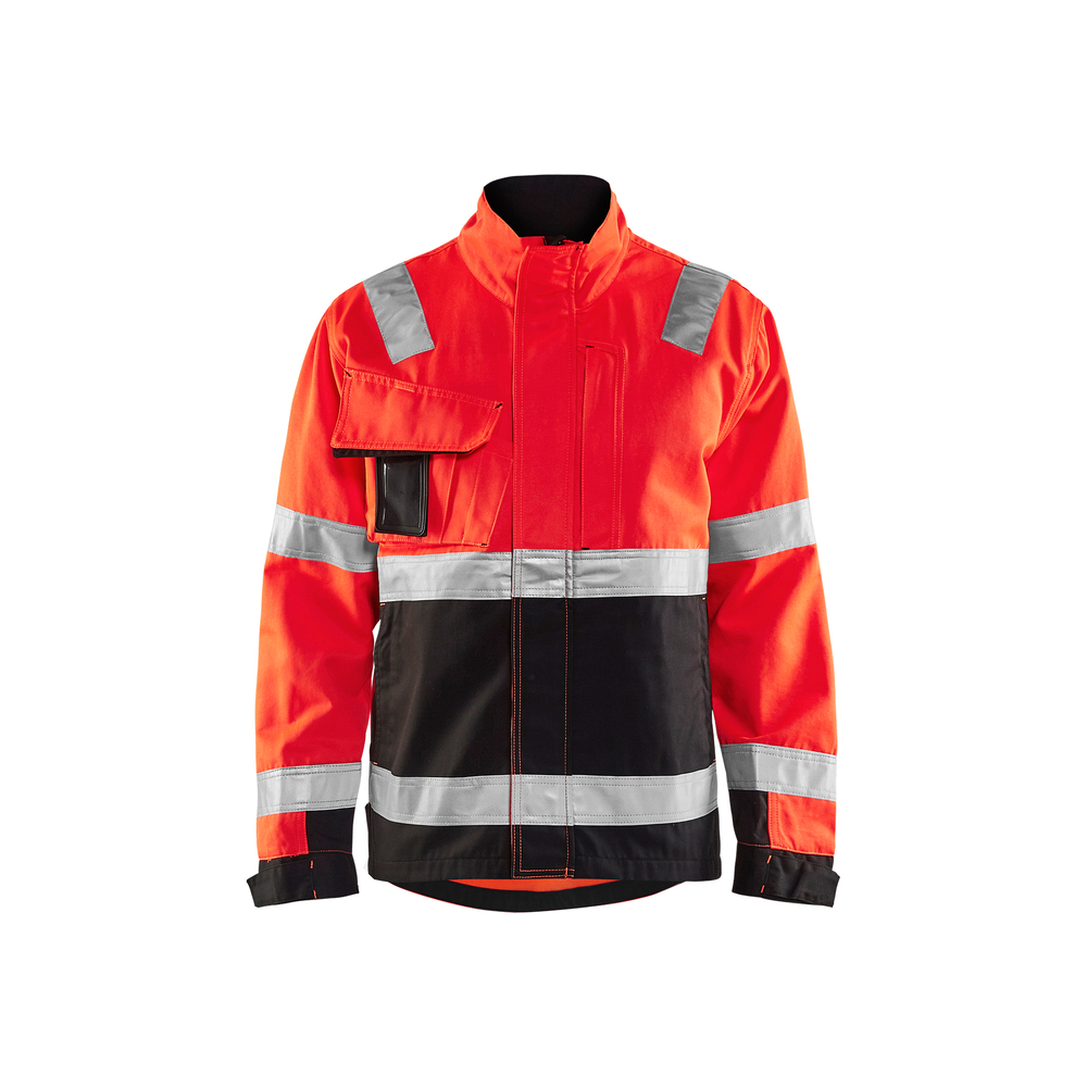 Veste haute-visibilité 4064 Rouge fluo/Noir Blaklader - 406418115599