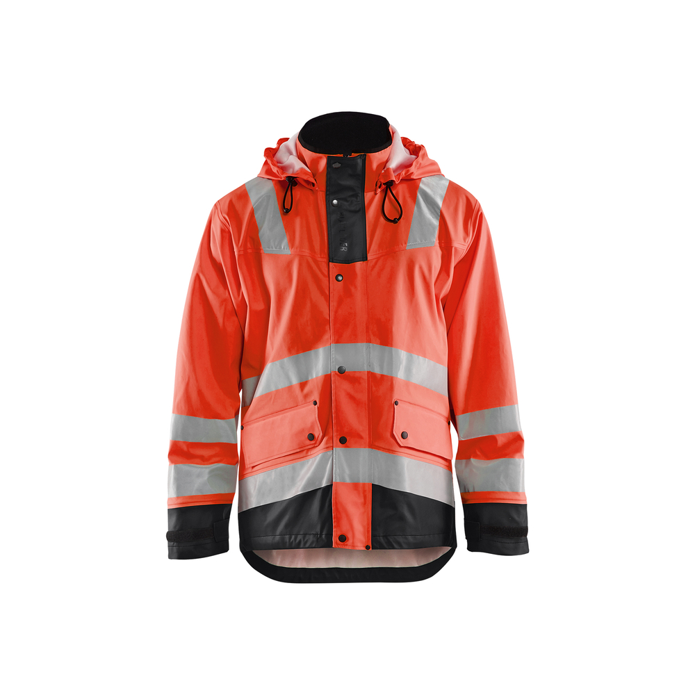 Veste de pluie 4302 Rouge fluo/Noir Blaklader - 430220035599