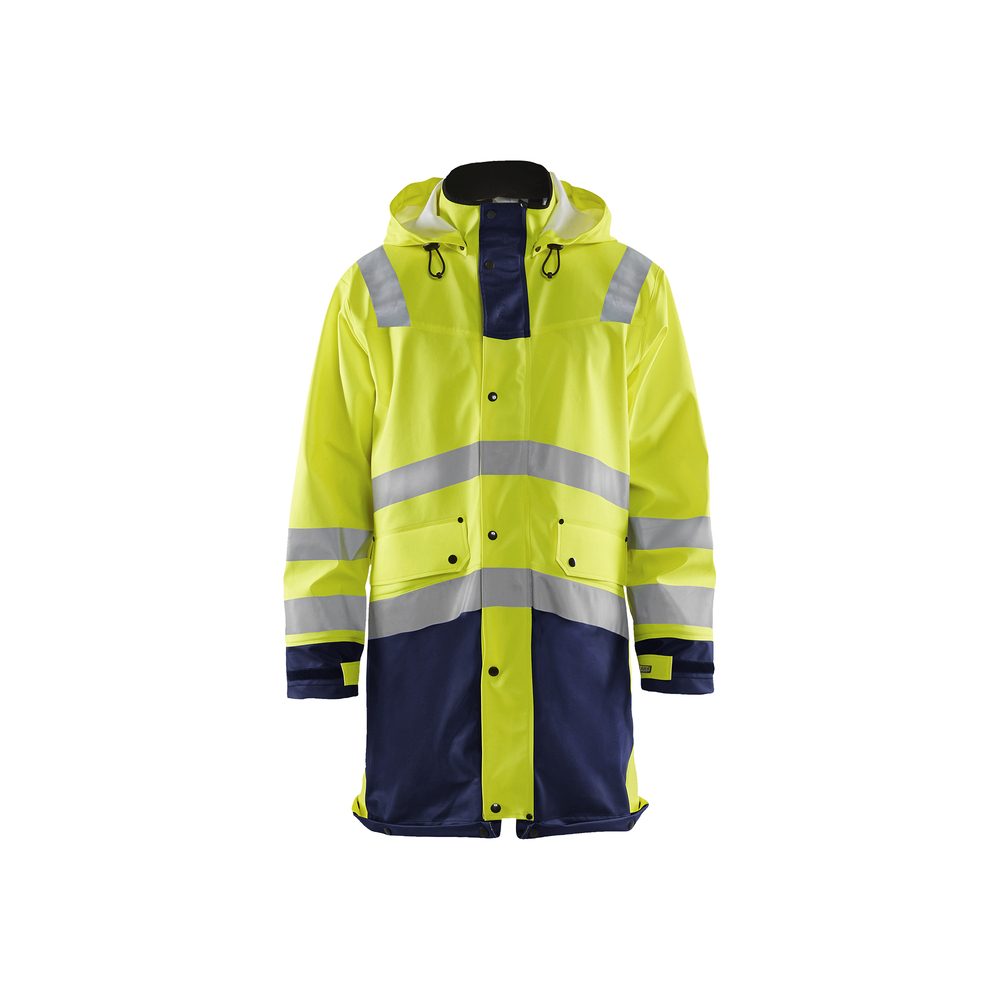 Manteau de pluie haute-visibilité niveau 2 Blåkläder 4306 Jaune fluo/Marine Blaklader - 430620033389