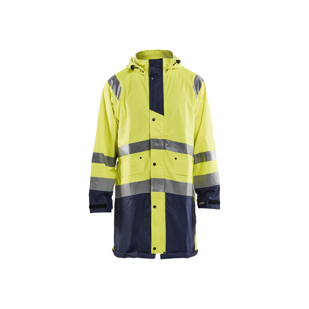 Veste de pluie haute visibilité Blåkläder 4324 Jaune fluo/Marine Blaklader - 432420003389