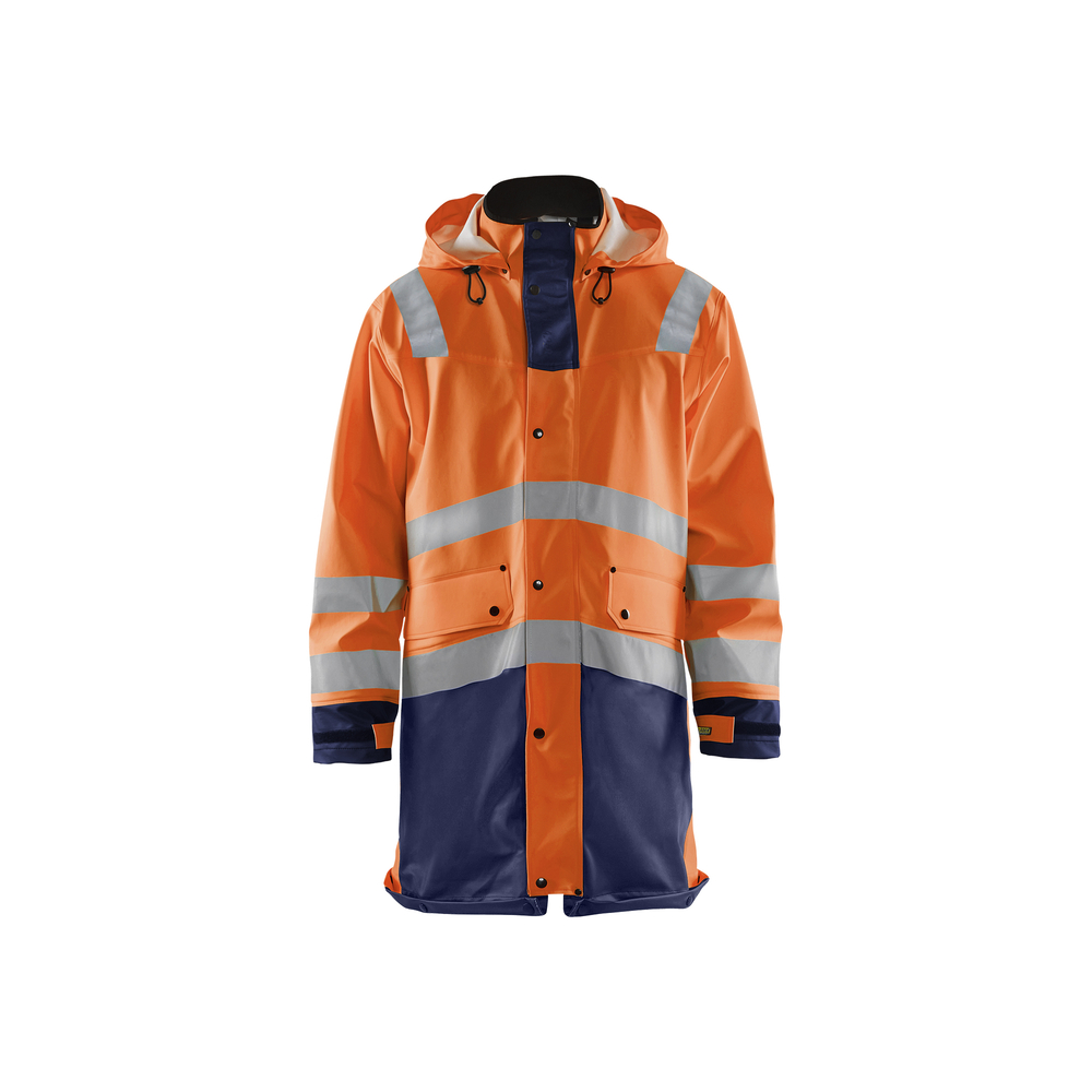 Veste de pluie haute-visibilité Blåkläder 4326 Orange fluo/Marine Blaklader - 432620055389