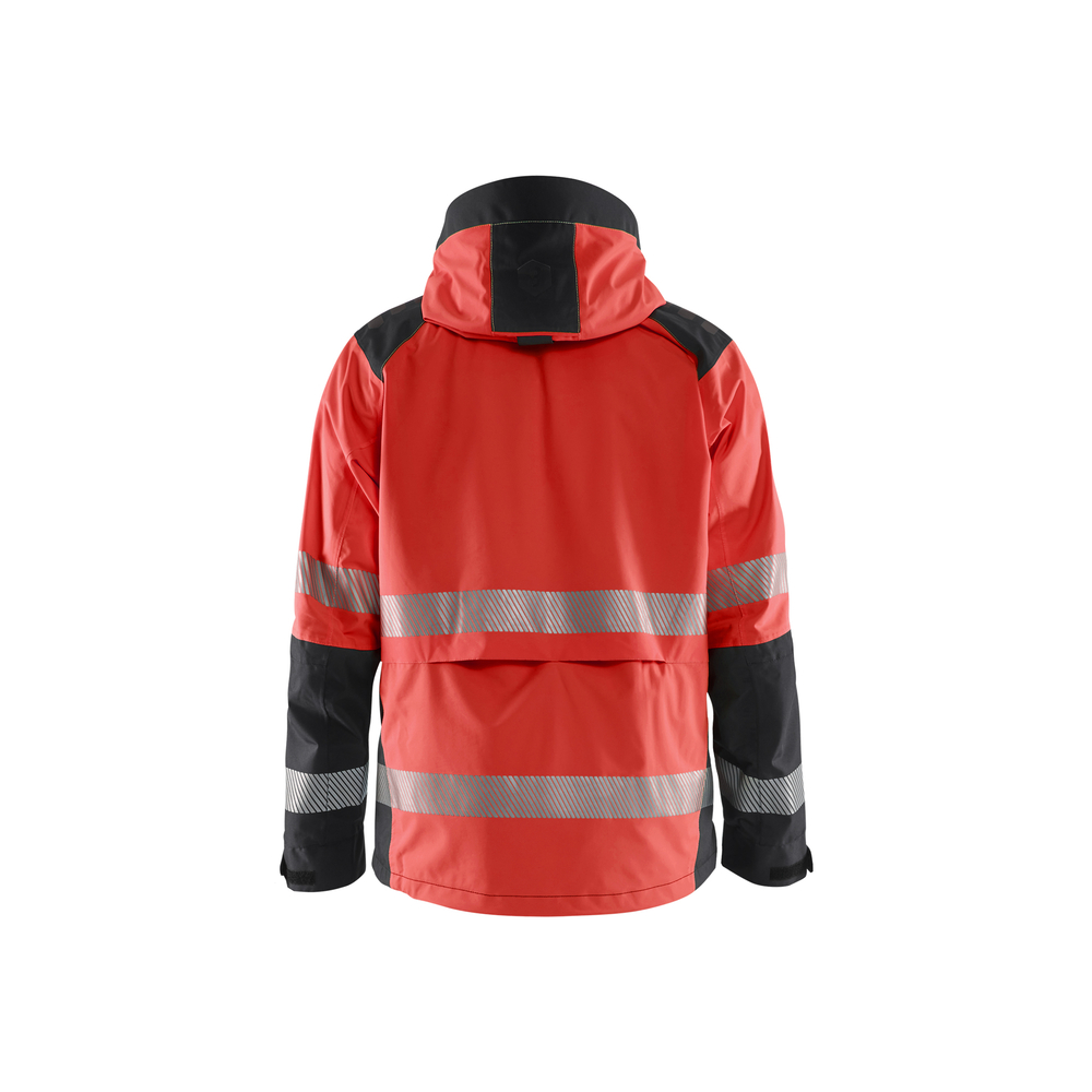 Veste hardshell haute-visibilité 4435 Rouge fluo/Noir Blaklader - 443519875599
