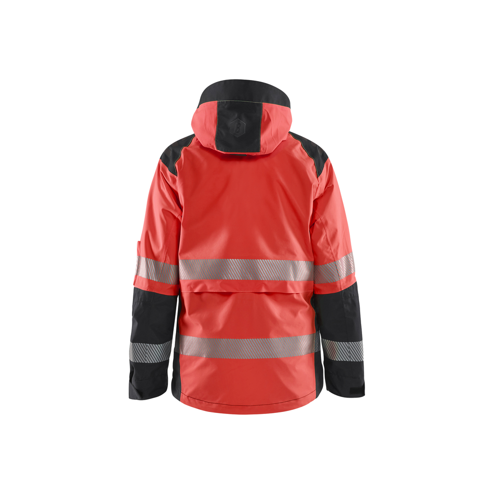 Veste hardshell haute-visibilité femme 4436 Rouge fluo/Noir Blaklader - 443619875599