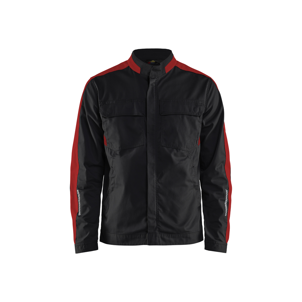 Veste industrie stretch 2D 4444 Noir/Rouge Blaklader - 444418329956
