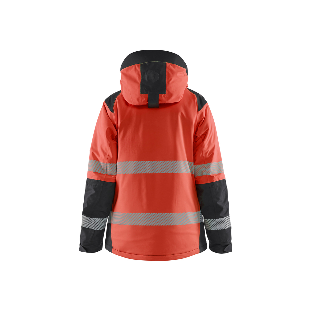 Veste hiver haute-visibilité femme 4456 Rouge fluo/Noir Blaklader - 445619875599
