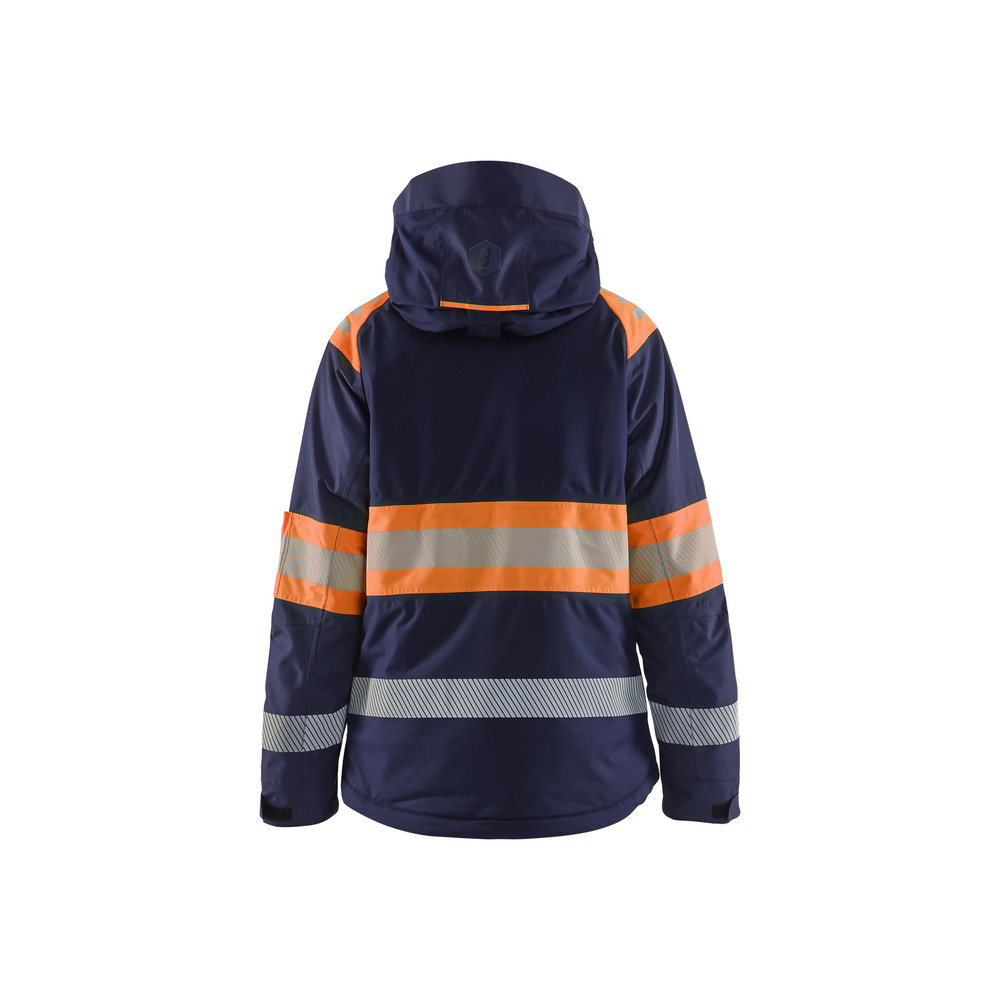 Veste hiver haute-visibilité femme Blåkläder 4470 Marine/Orange fluo Blaklader - 447019778953