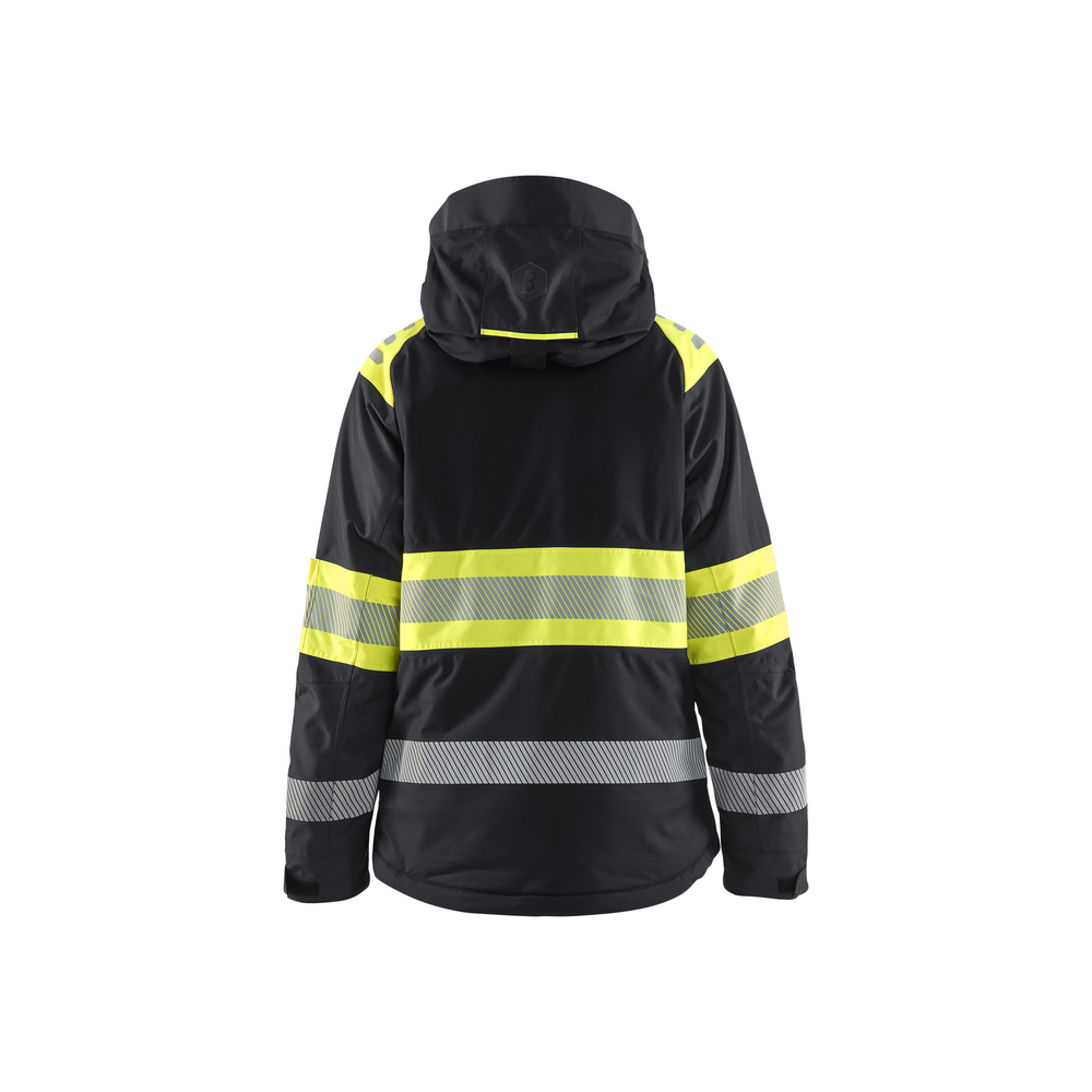 Veste hiver haute-visibilité femme 4470 Noir/Jaune fluo Blaklader - 447019779933
