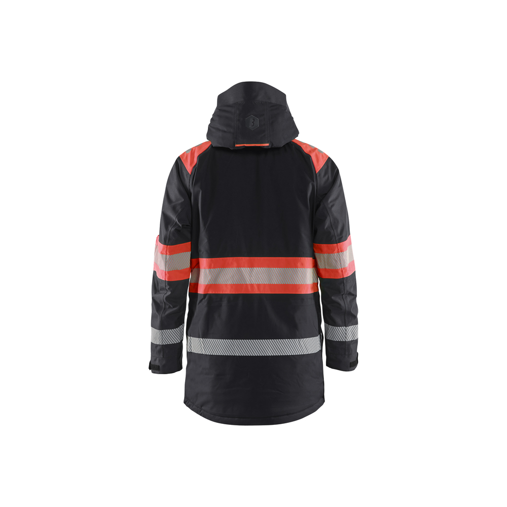 Parka hiver haute-visibilité 4485 Noir/Rouge fluo Blaklader - 448519779955