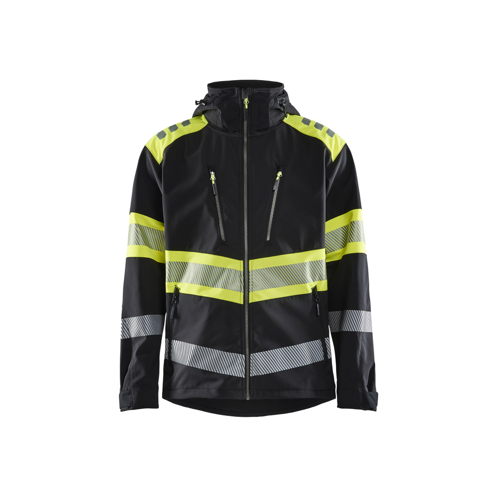 Veste softshell haute visibilité 4494 Noir/Jaune fluo Blaklader - 449425139933