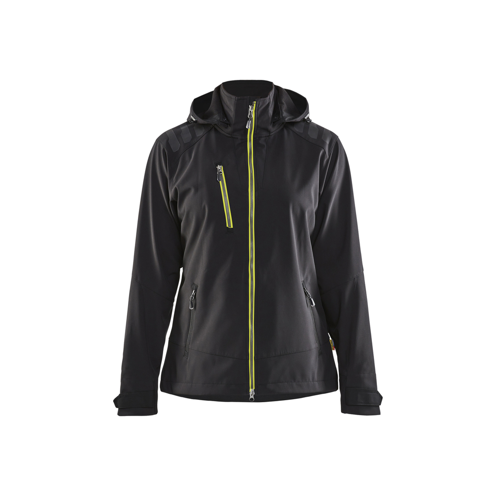 Veste Softshell Femme Blåkläder 4719 Noir/Jaune fluo Blaklader - 471925139933