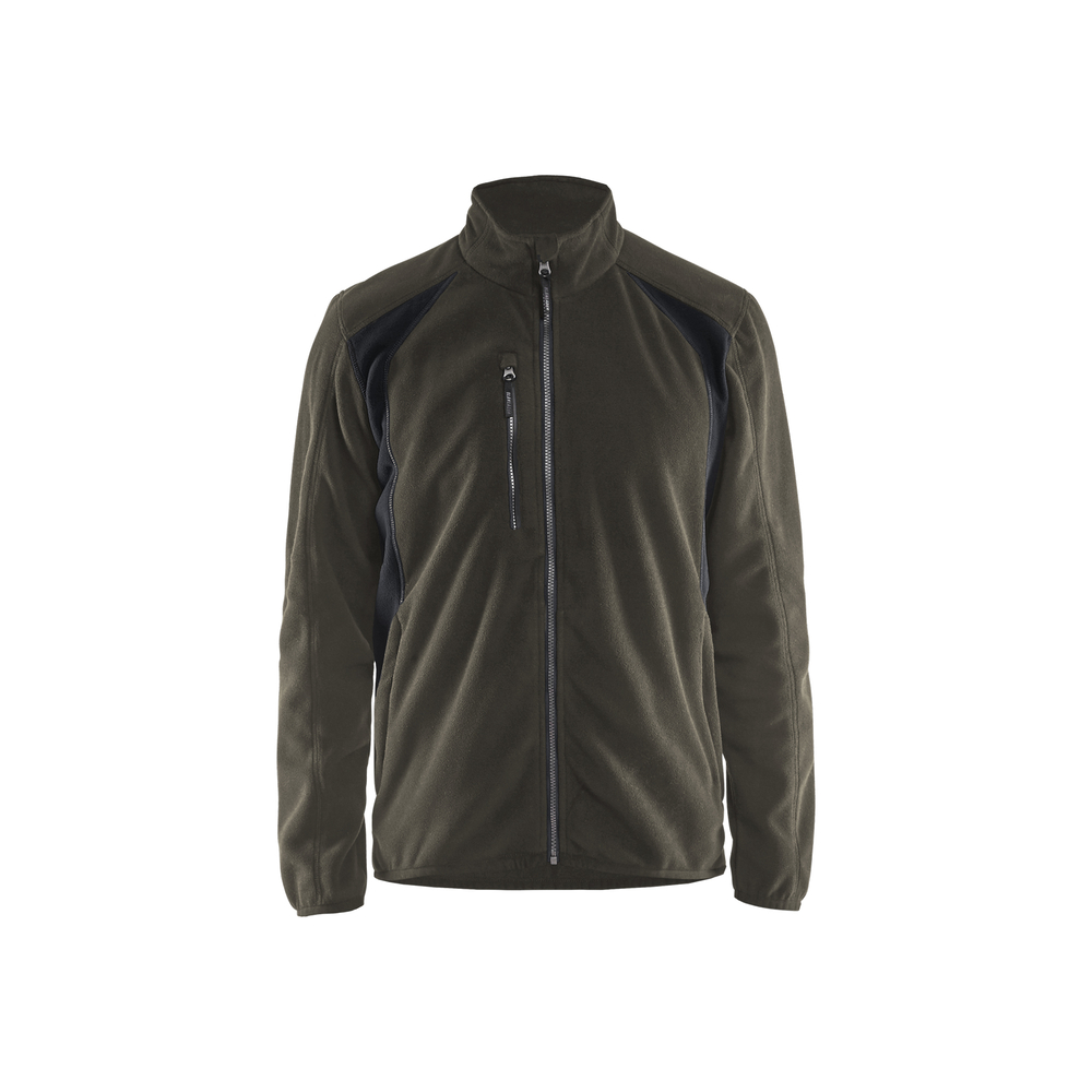 Veste micropolaire 4730 Vert Kaki/Noir Blaklader - 473025104599