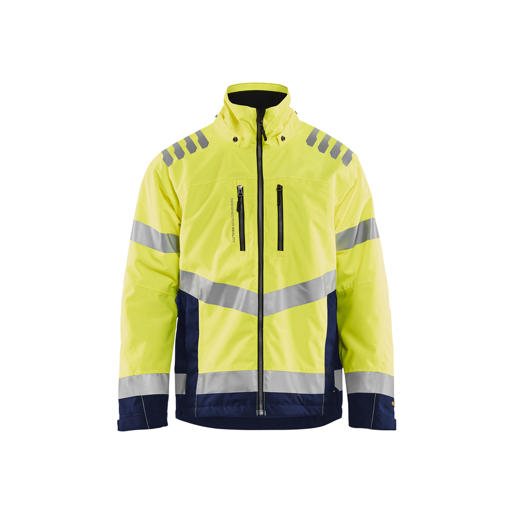 Veste doublée haute-visibilité 4780 Jaune fluo/Marine Blaklader - 478019773389