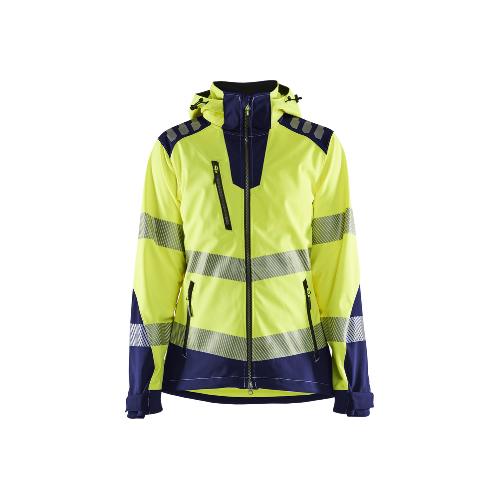 Veste softshell haute-visibilité femme 4791 Jaune fluo/Marine Blaklader - 479125133389