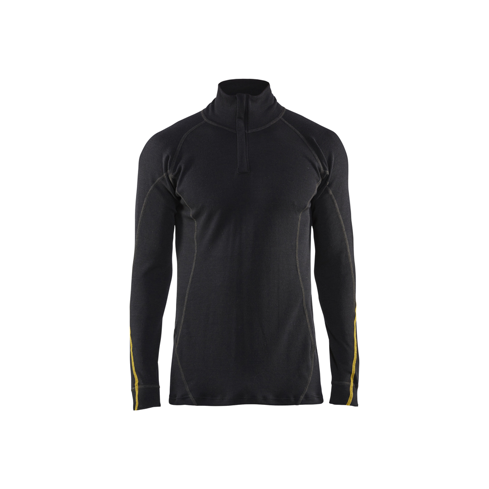 Haut de sous-vêtements col zippé retardant flamme inhérent Blåkläder 4796 Noir Blaklader - 479610759900