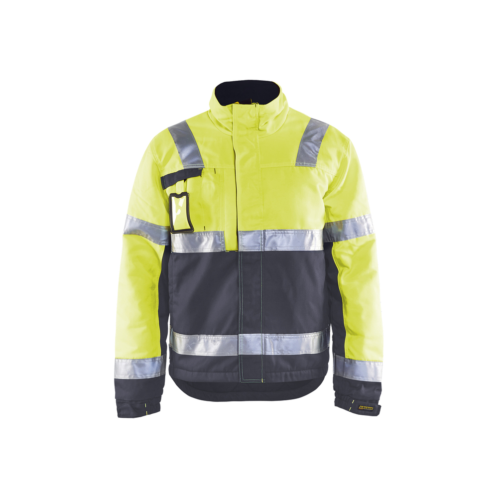 Veste hiver haute-visibilité 4862 Jaune fluo/Gris moyen Blaklader - 486218113396