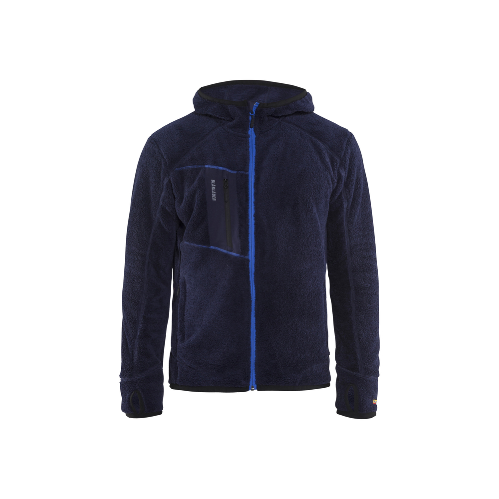 Veste en moumoute à capuche Blåkläder 4863 Marine/Bleu Roi Blaklader - 486325028985