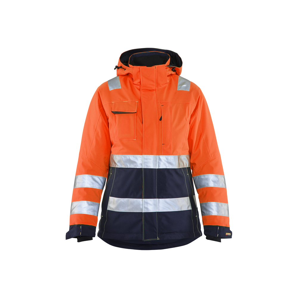 Veste doublée haute-visibilité femme 4872 Orange fluo/Marine Blaklader - 487219875389