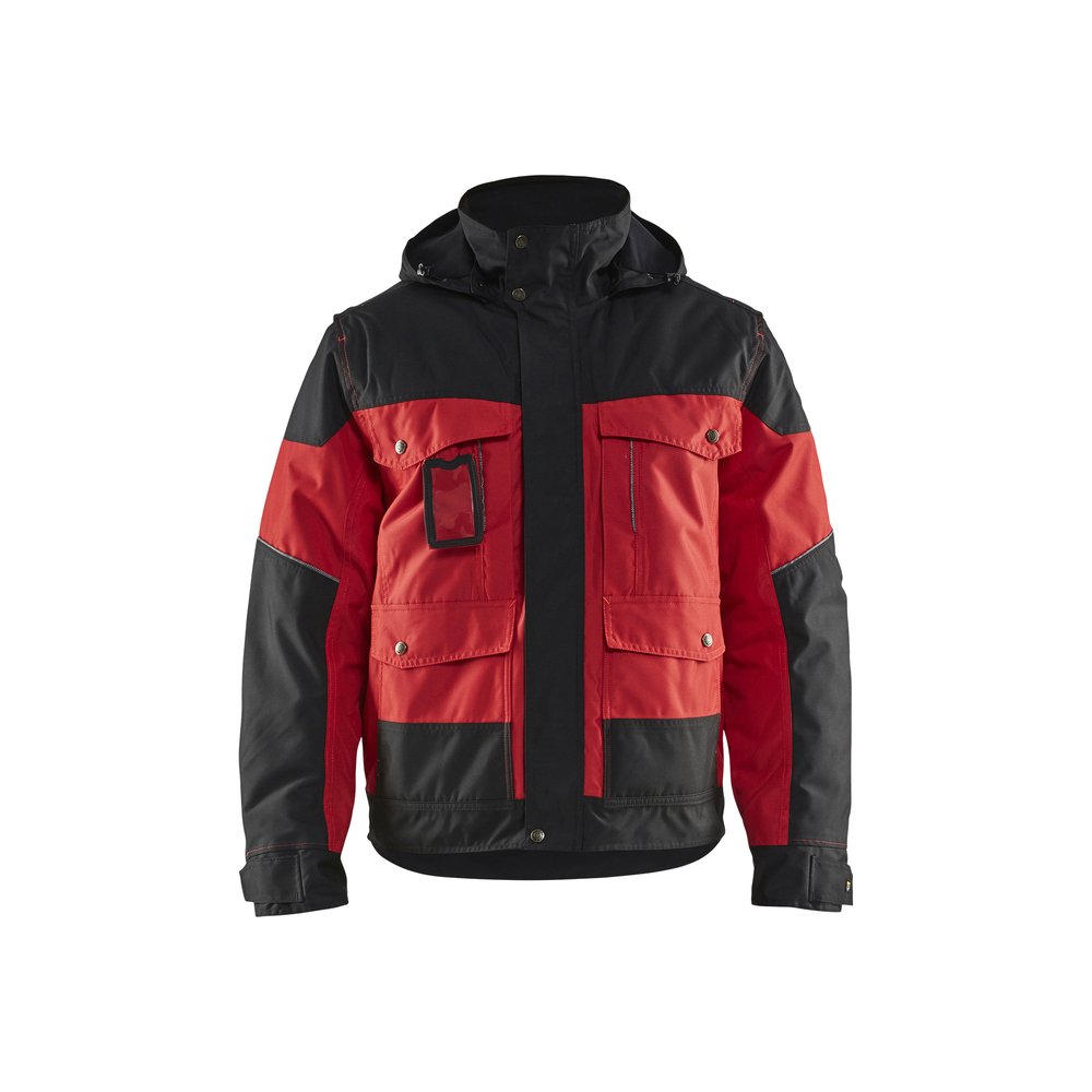 Veste hiver à capuche 4886 Rouge/Noir Blaklader - 488619775699