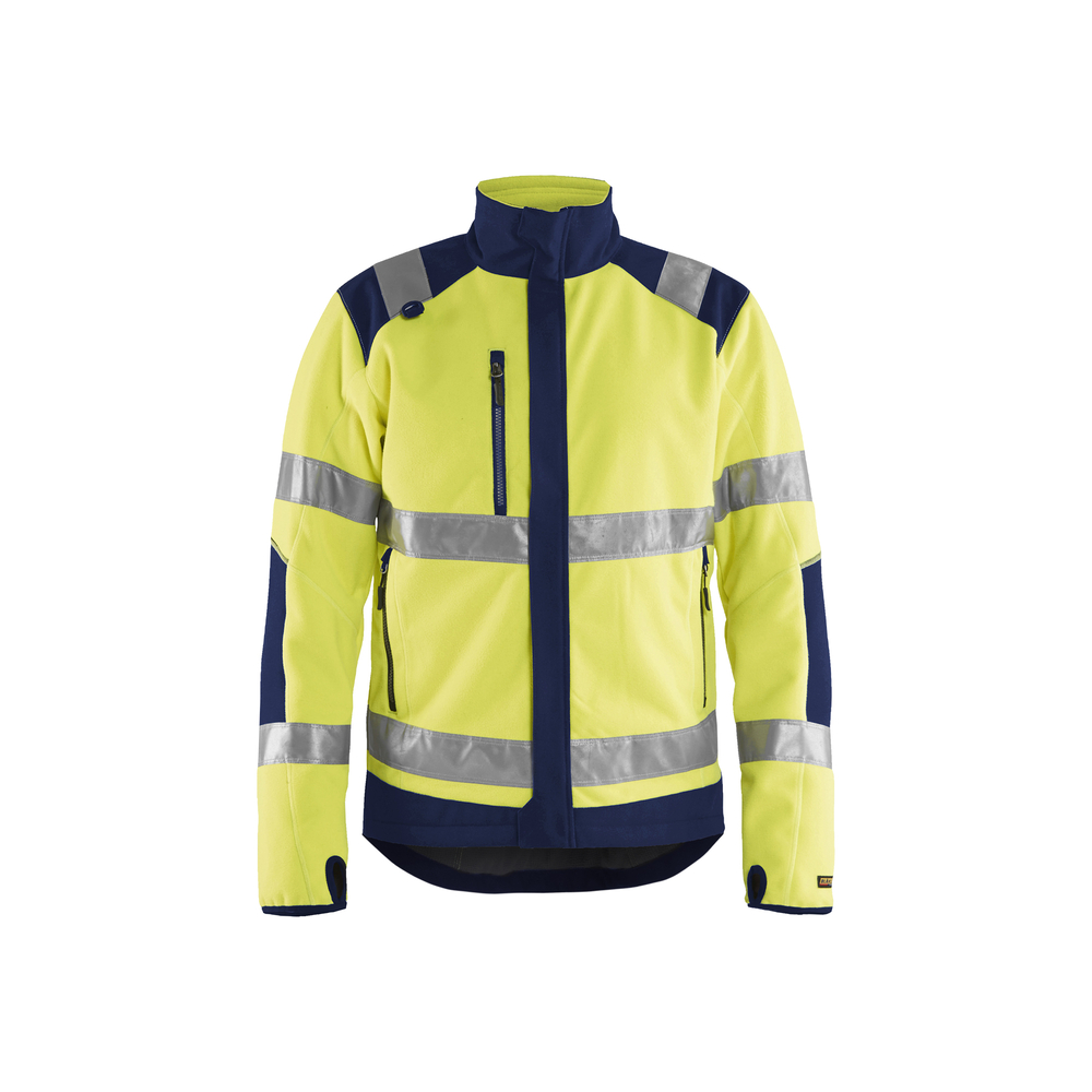 Veste polaire coupe-vent haute-visibilité 4888 Jaune fluo/Marine Blaklader - 488825243389