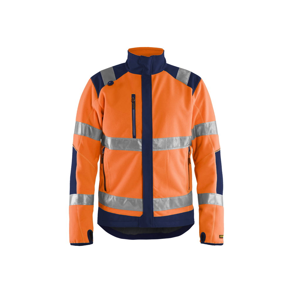 Veste polaire coupe-vent haute-visibilité 4888 Orange fluo/Marine Blaklader - 488825245389