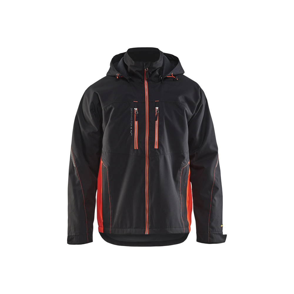 Veste doublée fonctionnelle légère 4890 Noir/Rouge fluo Blaklader - 489019779955