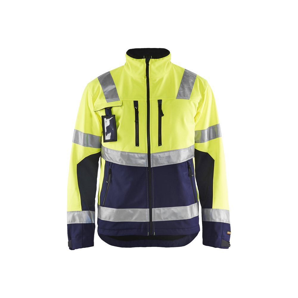 Veste softshell haute-visibilité 4900 Jaune fluo/Marine Blaklader - 490025173389