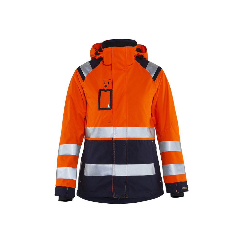 Veste hardshell haute-visibilité femme Blåkläder 4904 Orange fluo/Marine Blaklader - 490419875389