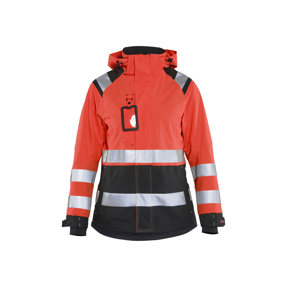 Veste hardshell haute-visibilité femme 4904 Rouge fluo/Noir Blaklader - 490419875599