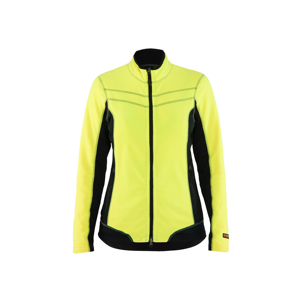Veste micropolaire femme Blåkläder 4924 Jaune fluo/Noir Blaklader - 492410103399