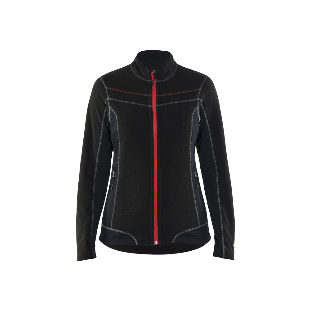 Veste micropolaire femme Blåkläder 4924 Noir/Rouge Blaklader - 492410109956