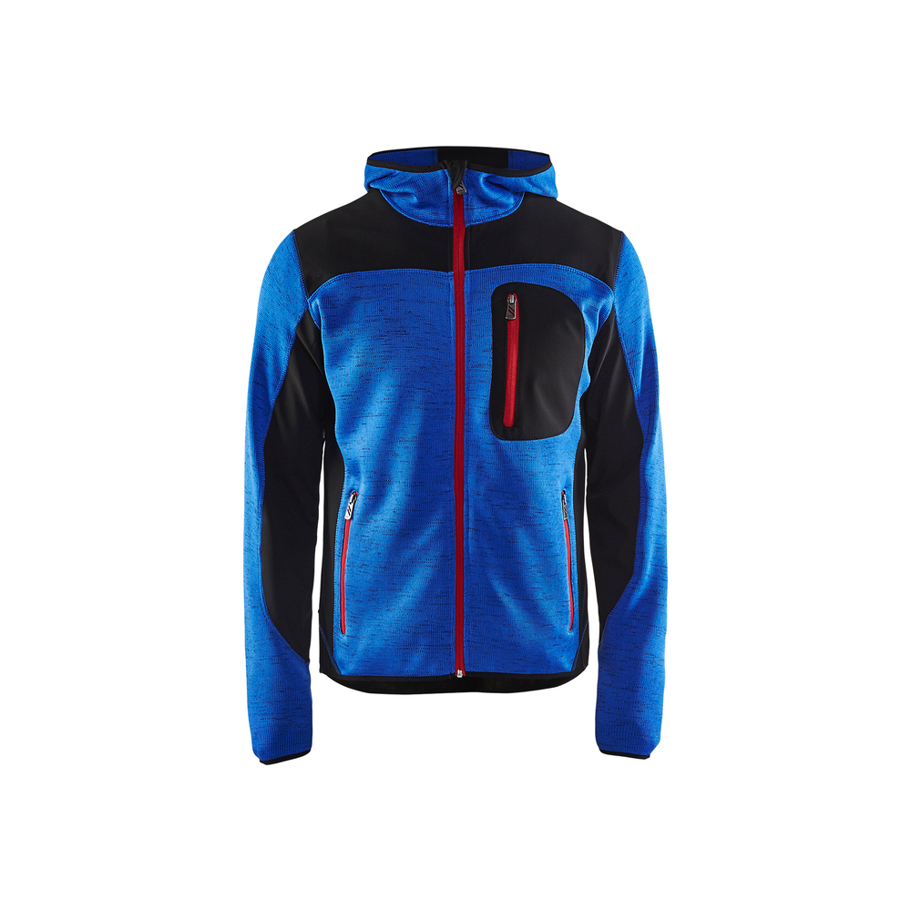 Veste tricotée à capuche 4930 Bleu roi/Noir Blaklader - 493021178599