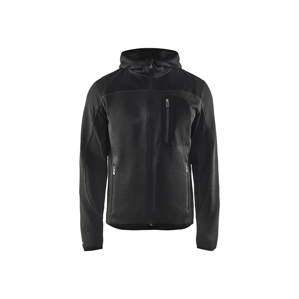 Veste tricotée à capuche Blåkläder 4930 Gris anthracite/Noir Blaklader - 493021179799