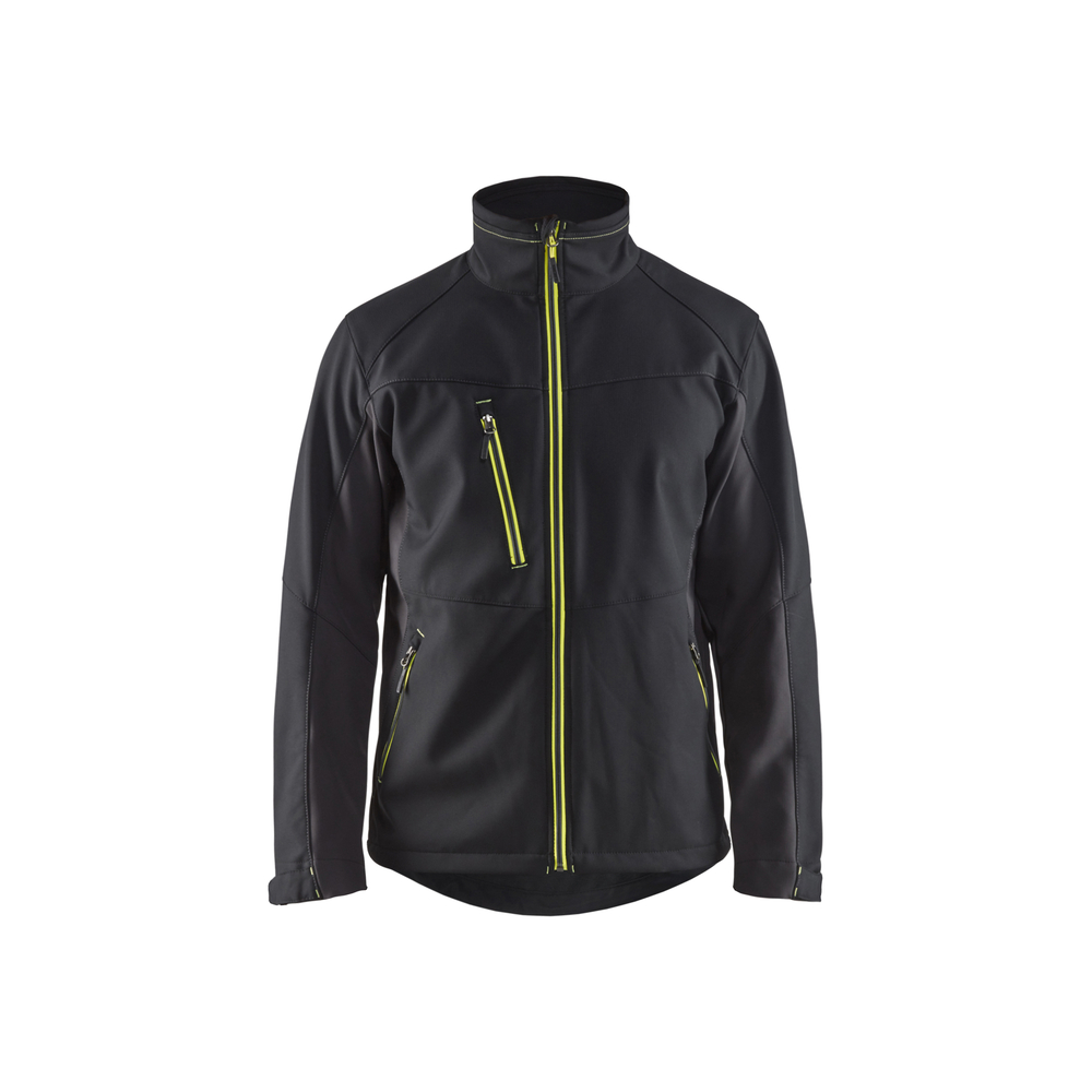 Veste Softshell 4950 Noir/Jaune fluo Blaklader - 495025169933