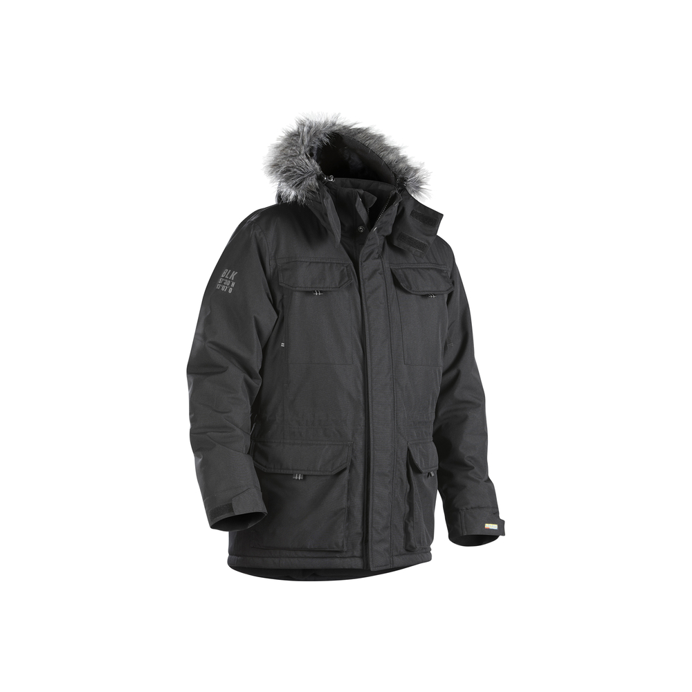 Parka hiver à capuche à poil 4986 Noir Blaklader - 498619599900