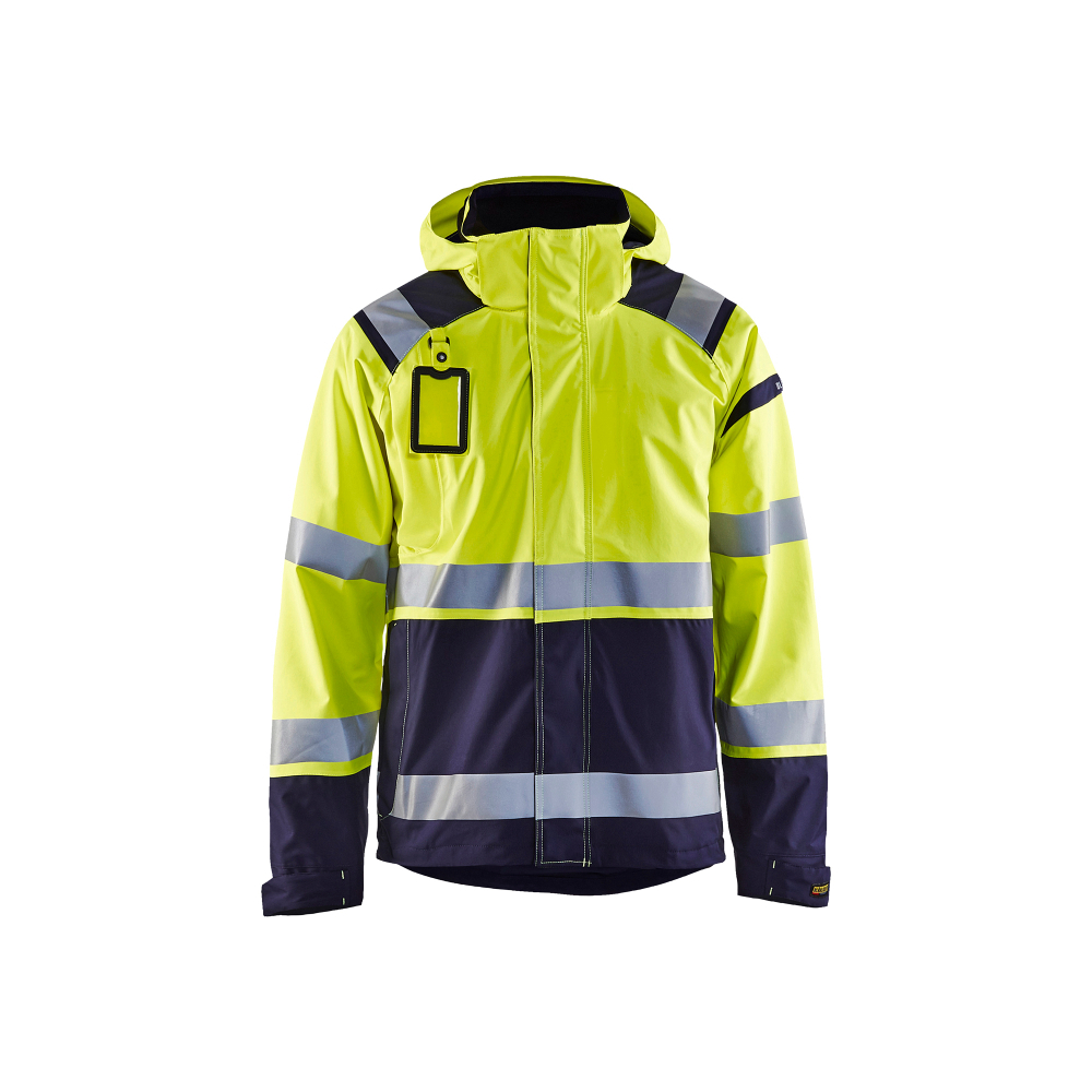 Veste hardshell stretch 2D haute-visibilité Blåkläder 4987 Jaune fluo/Marine Blaklader - 498719873389