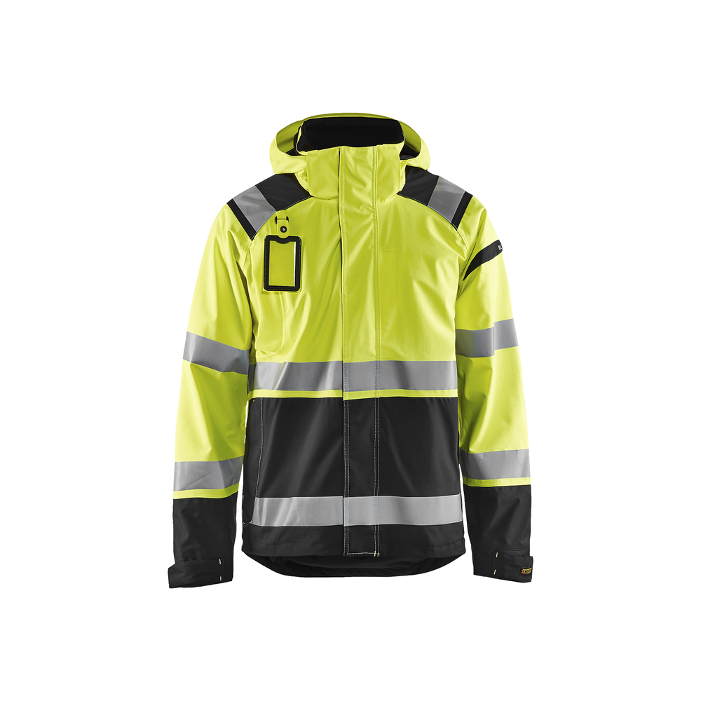 Veste hardshell stretch 2D haute-visibilité 4987 Jaune fluo/Noir Blaklader - 498719873399